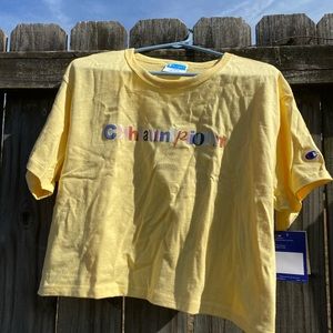 Champion Trendy Cropped T shirt Large NWT